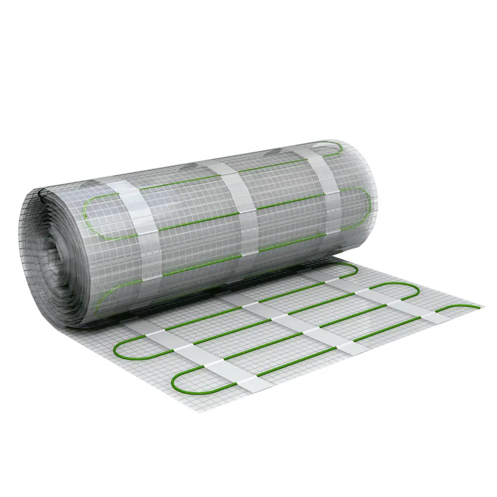 End rail 4-sided, shiny stainless steel 3m - square profile