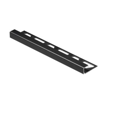 Angle end profile, shiny stainless steel 3m