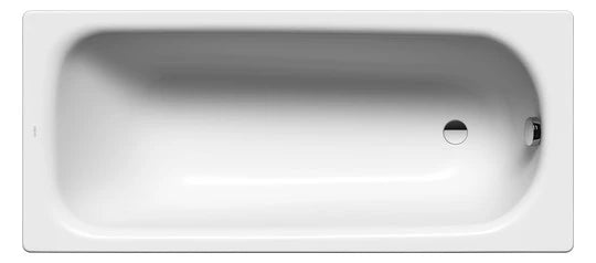 Stahl-Einbau-Badewanne weiß 170x70x39,5cm Sanibel Körperform