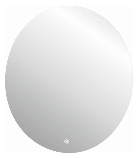 SCALIDO-Leuchtspiegel LED-SCR2 rund mit Hintergrundbeleuchtung/Lichtwechsler/Schalter