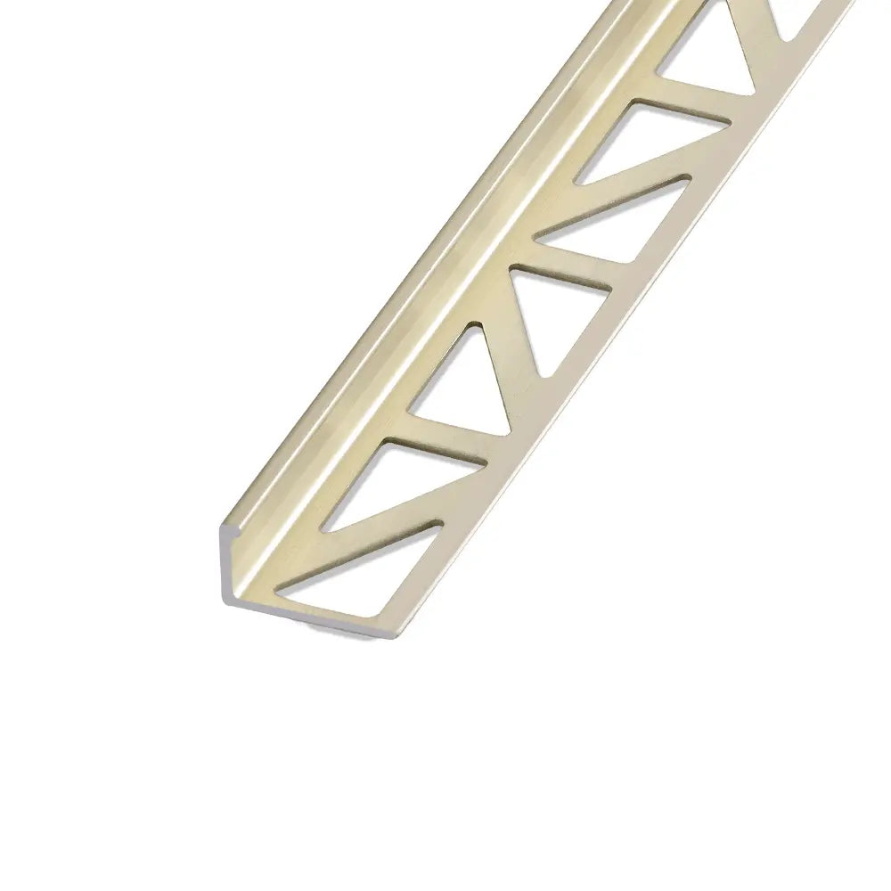 End rail 4-sided, shiny stainless steel 3m - square profile 