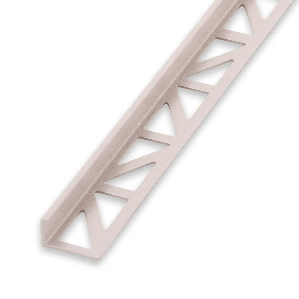 End rail 4-sided, shiny stainless steel 3m - square profile 