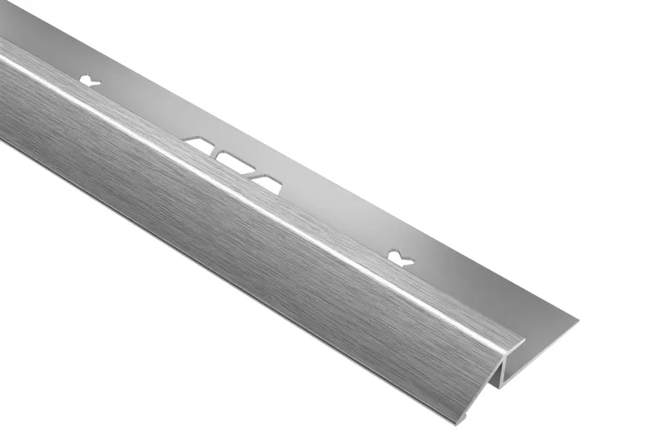 Angle end profile, shiny stainless steel 3m 