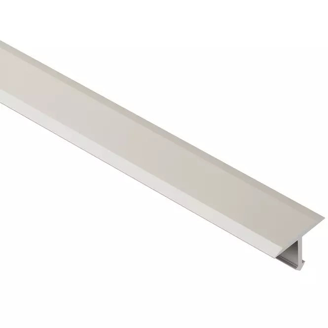 Angle end profile, shiny stainless steel 3m 