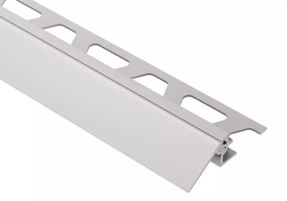 Angle end profile, shiny stainless steel 3m 