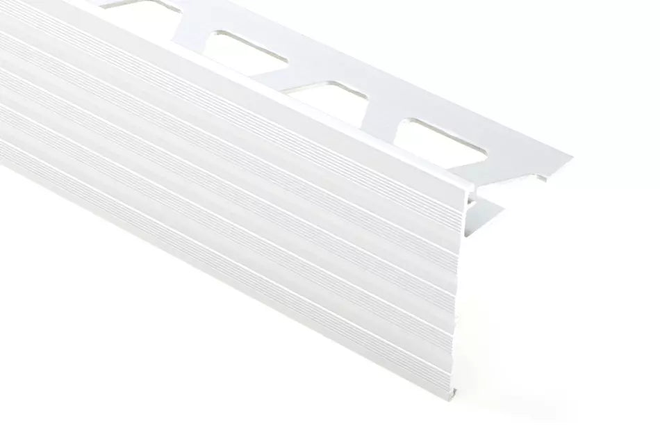 Angle end profile, shiny stainless steel 3m 