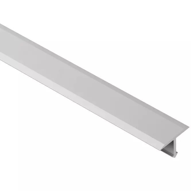 Angle end profile, shiny stainless steel 3m 