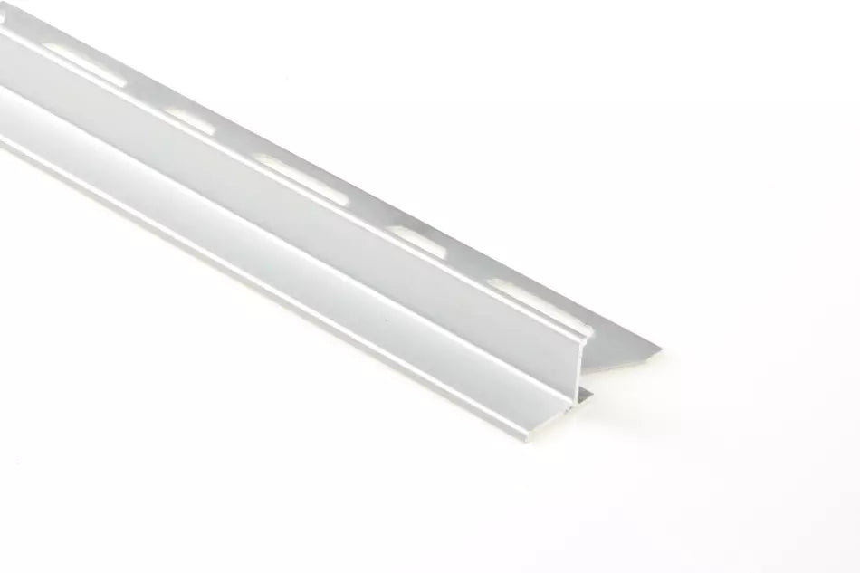 Angle end profile, shiny stainless steel 3m 