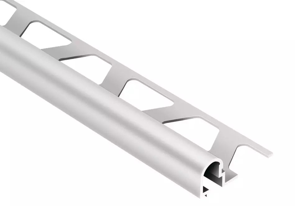 Angle end profile, shiny stainless steel 3m 