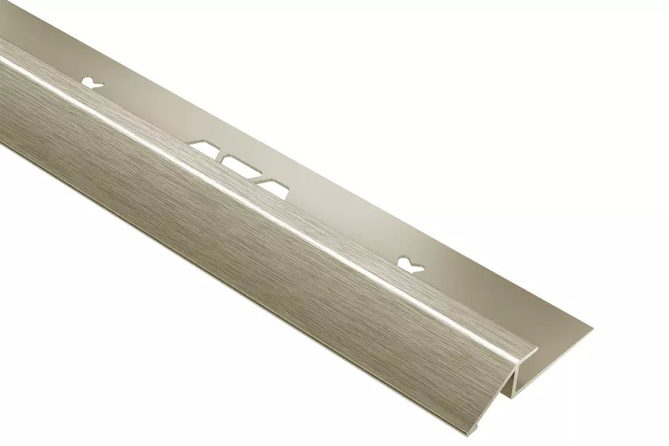 Angle end profile, shiny stainless steel 3m 
