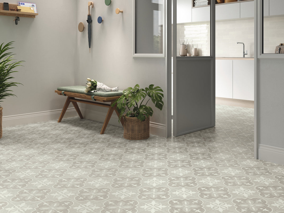 Brianna Enya und Nora Dekor-Fliesen von Carmen True Tiles Format 15X15cm