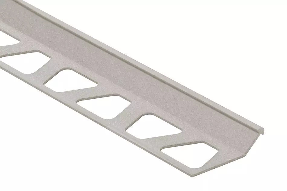 Angle end profile, shiny stainless steel 3m 