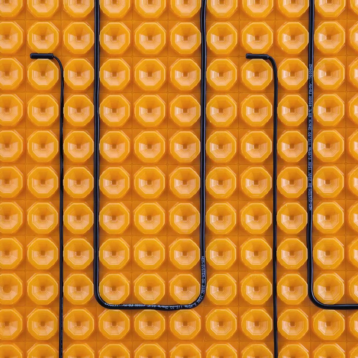 Schlüter-Ditra-HEAT-E-HK - Ein elektrisches Heizkabel für den Boden mit einseitigem Anschluss für die Verlegung in der Entkopplungsmatte Schlüter-Ditra-Heat
