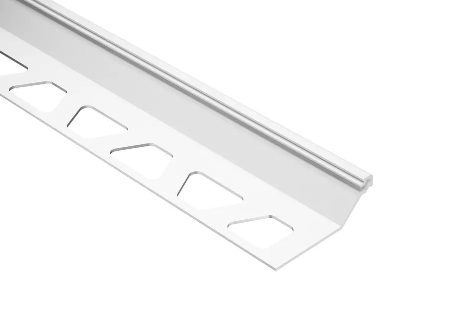 Angle end profile, shiny stainless steel 3m 