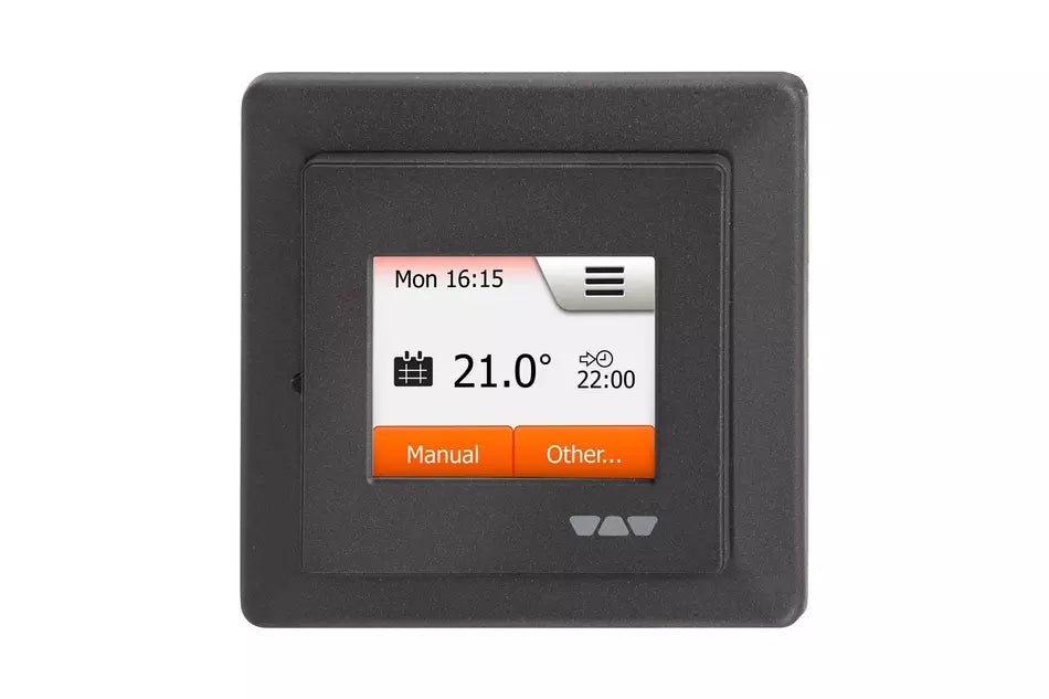 Schlüter-Ditra-HEAT-E-R - Multifunktionsfähiger Temperaturregler (Touchscreen, zwei Fernfühlern)