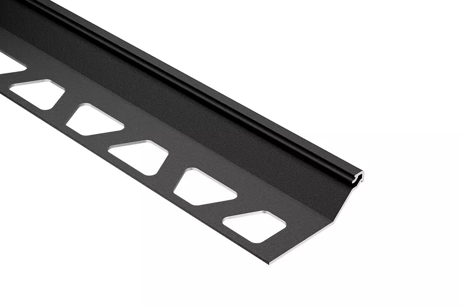 Angle end profile, shiny stainless steel 3m 