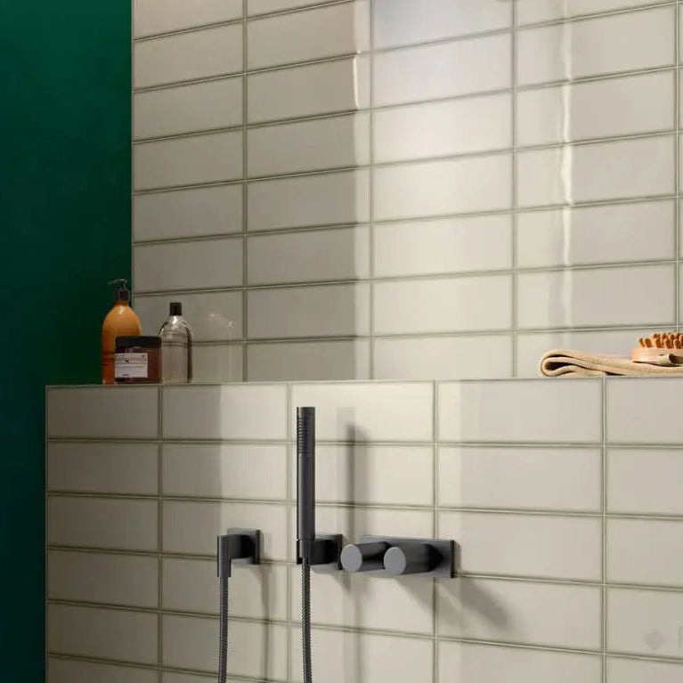 Refin Vetri Lucido Feinsteinzeug-Fliesen in 5 Farben Glas-Optik