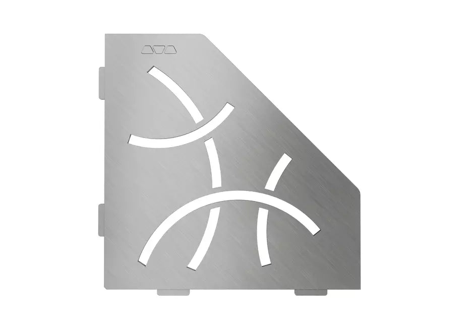 Angle end profile, shiny stainless steel 3m 