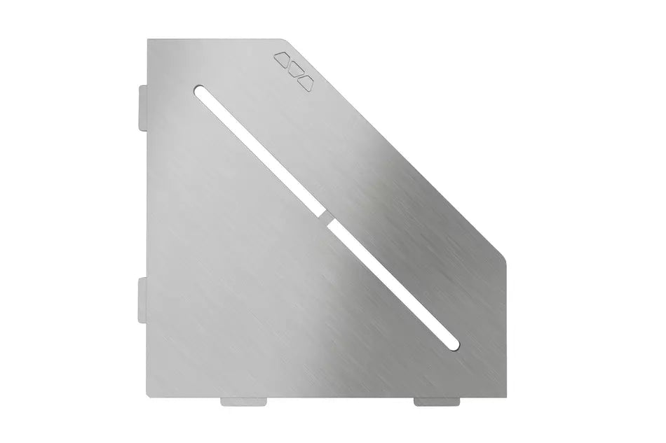 Angle end profile, shiny stainless steel 3m 