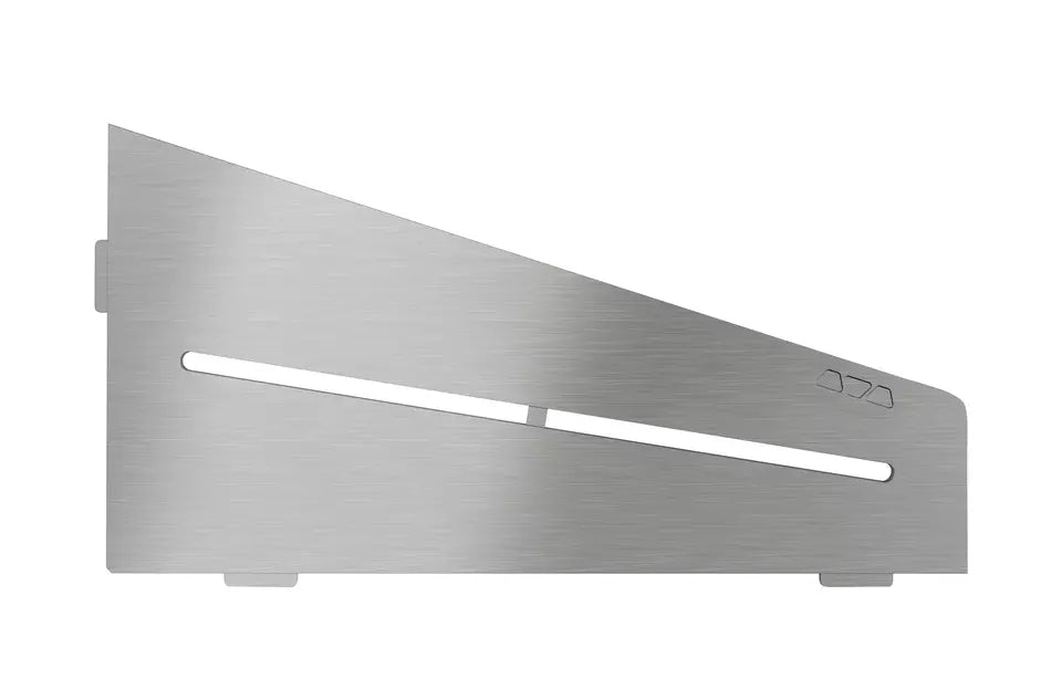 Schlüter-SHELF-E-S3 - viereckige Ablagen für den Eckeinbau direkt in die Fugen