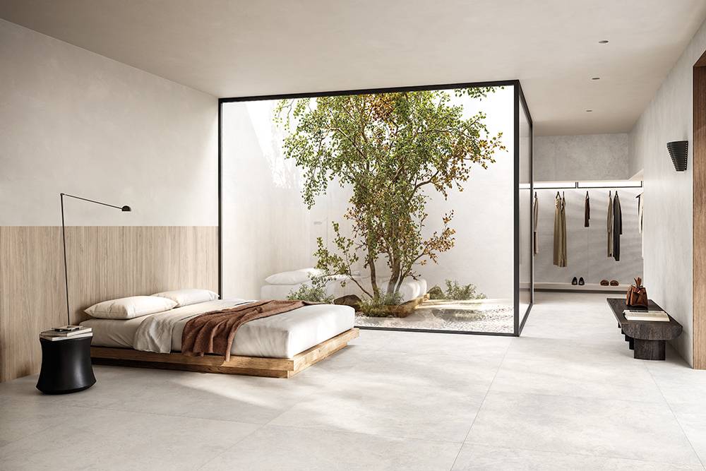 Etherea Decor geriffelte Wandfliese – Feinsteinzeug Steinoptik von Ceramiche Refin