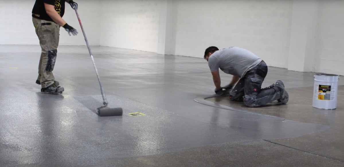 Garagen Murexin Epoxy Beschichtung - Komplett-Set Oberflächenschutzsystem