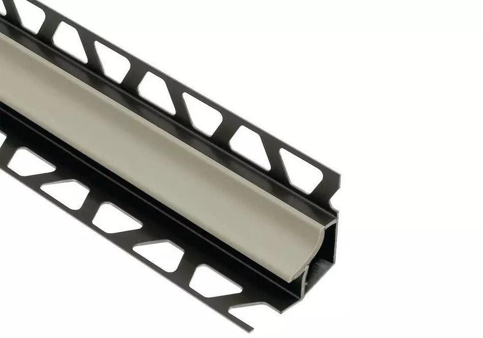 Angle end profile, shiny stainless steel 3m 