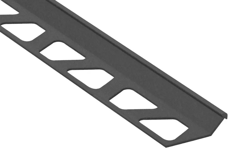 Angle end profile, shiny stainless steel 3m 