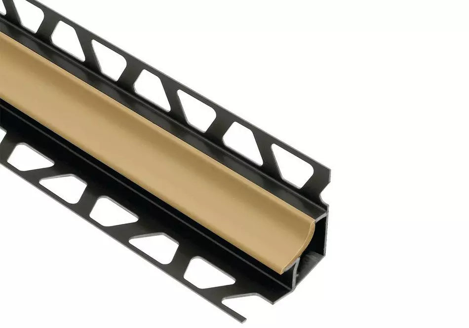 Angle end profile, shiny stainless steel 3m 
