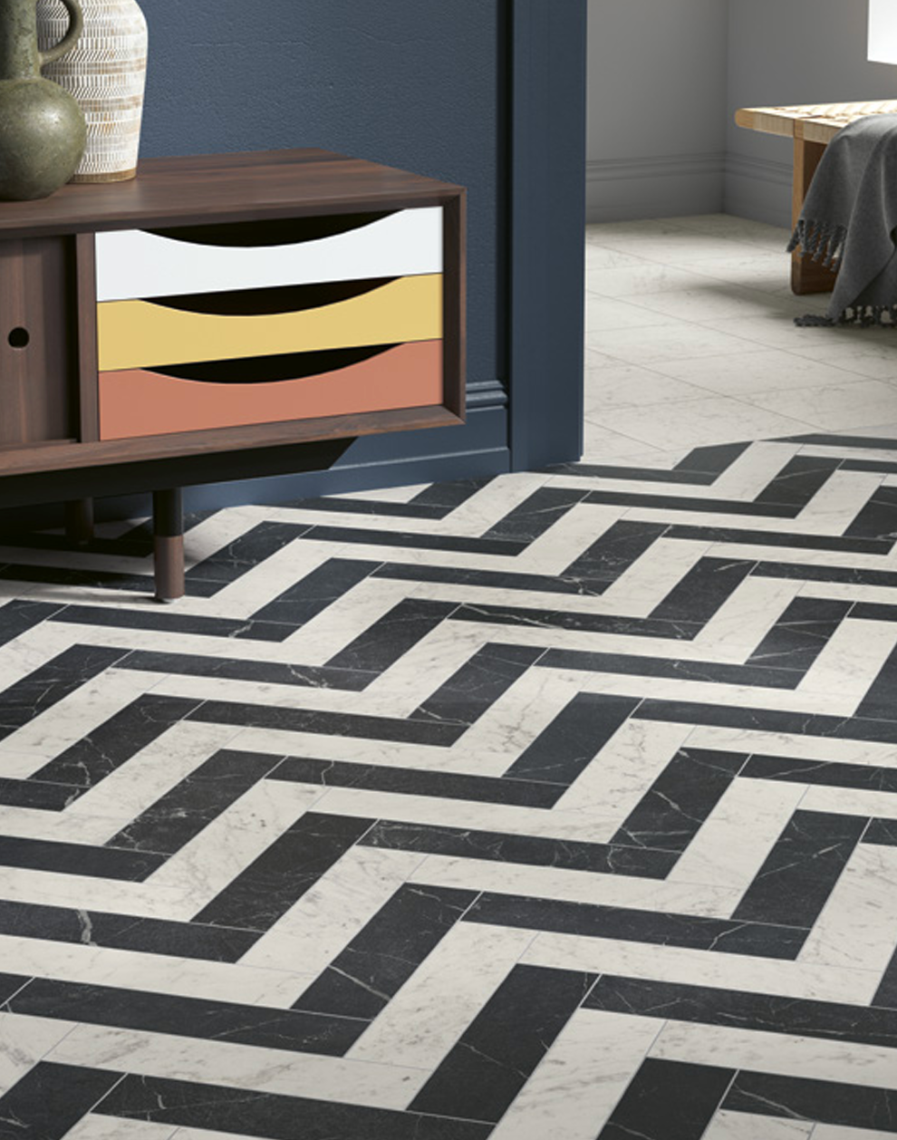 Schachbrett - Fliesen Checkerboard Inspirations