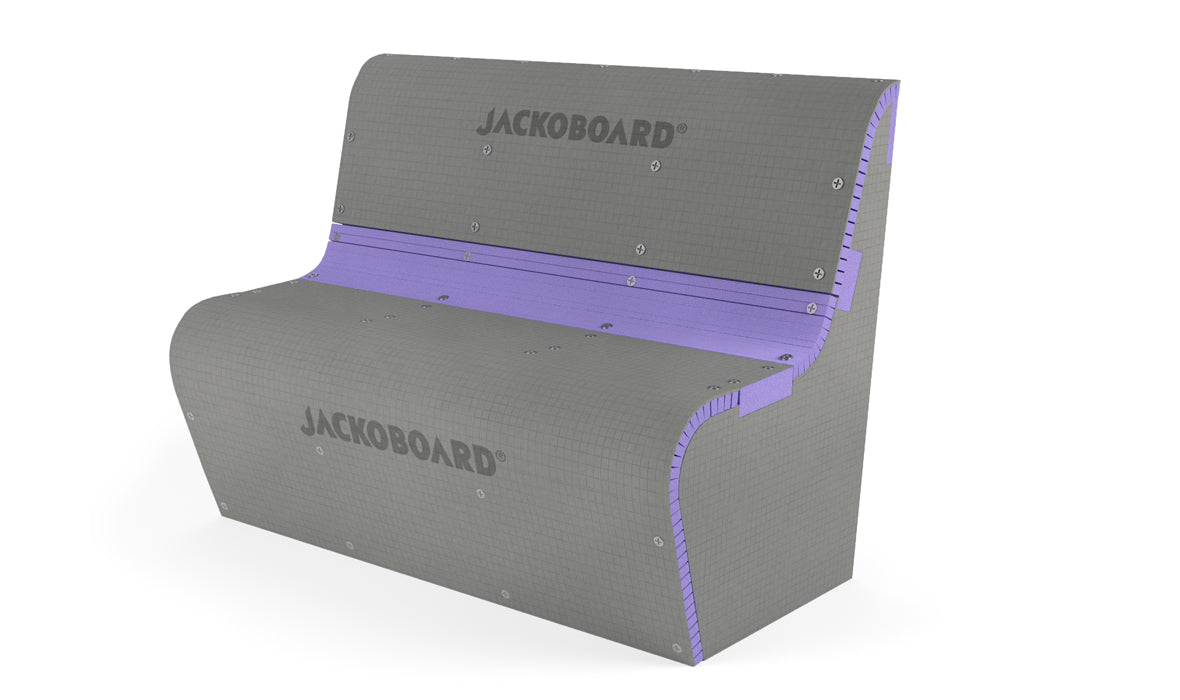 JACKOBOARD® S-Kit – Befliesbare Sitzbank für Dusche & Bad | Komplett-Set