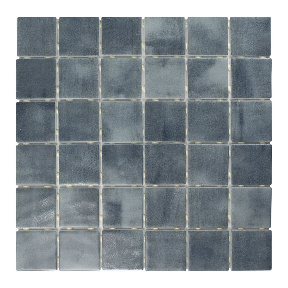 Mosaik Fliesen - Ombra grigio 5x5cm Sand Netz 31,1x31,1cm