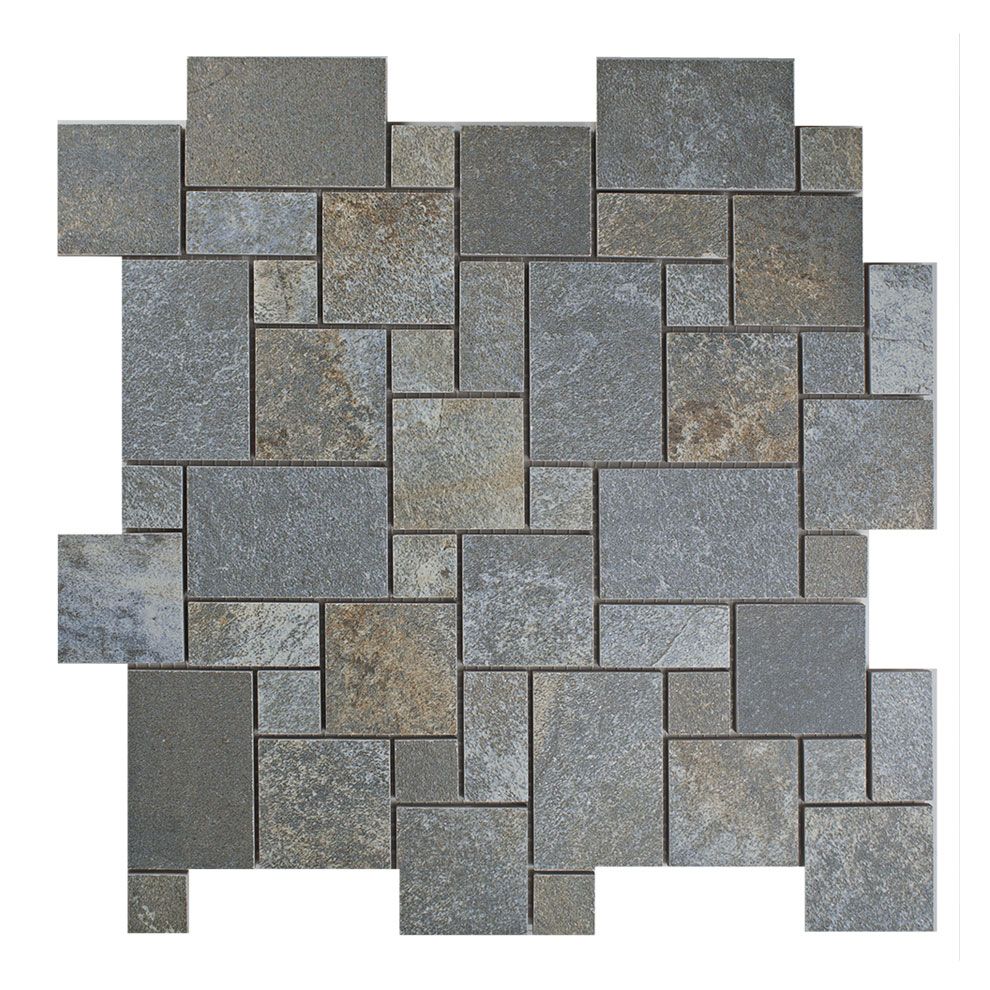 Mosaik Fliesen - Opus Ardesia Lapis Netz 30x30cm