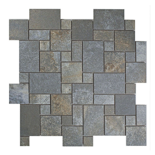 Mosaik Fliesen - Opus Ardesia Lapis Netz 30x30cm