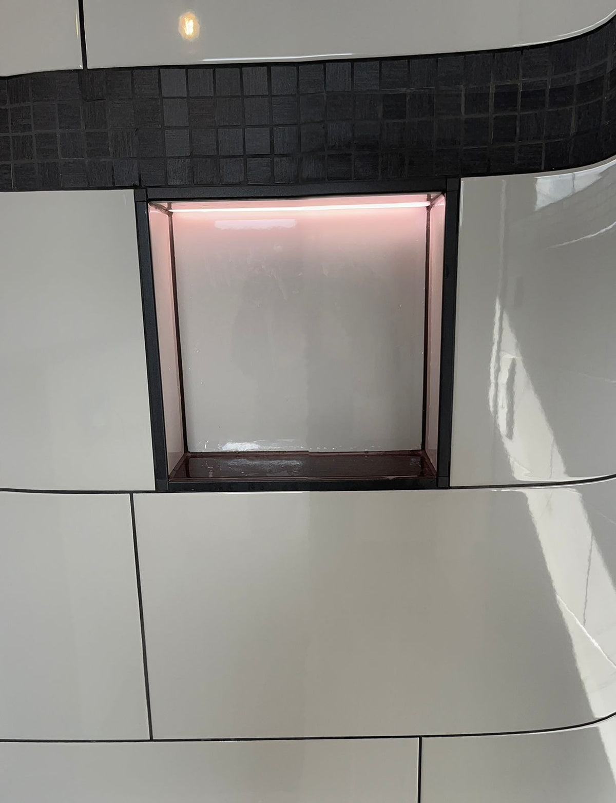 Angle end profile, shiny stainless steel 3m 