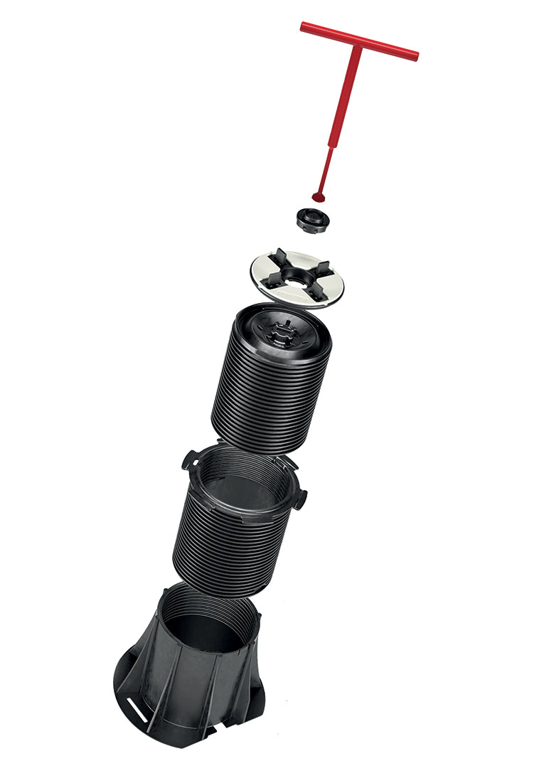 Stelzlager für Terrassen und Balkone Höhenverstellbar und selbstnivellierend - Pedestal Prime Eterno Ivica