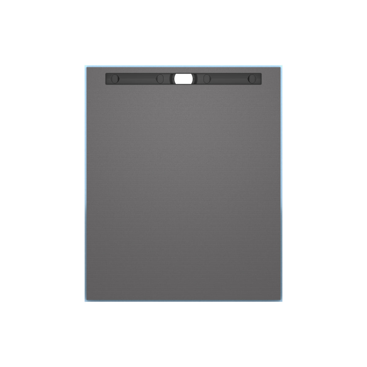 Wedi - Neo Duschelement komplett - Riolito quadratisch, Ablauf dezentral, Wandnah