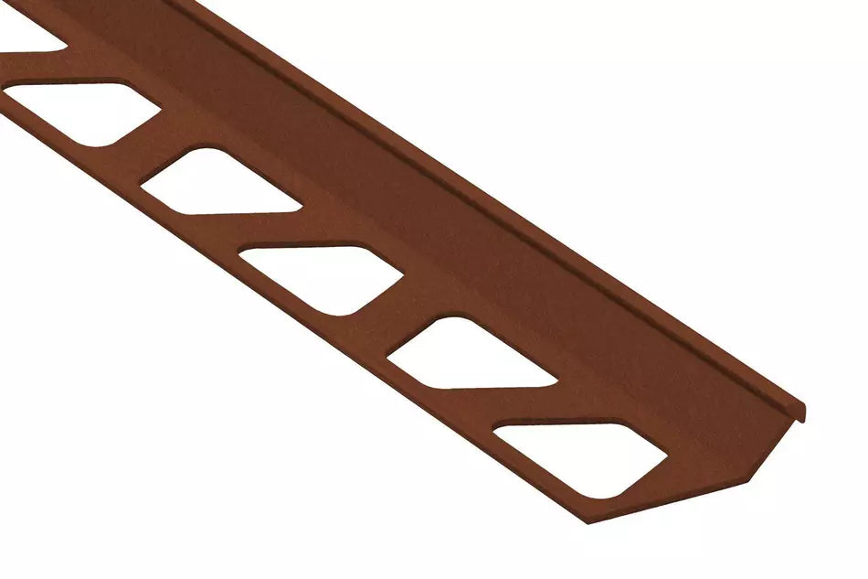 Angle end profile, shiny stainless steel 3m 