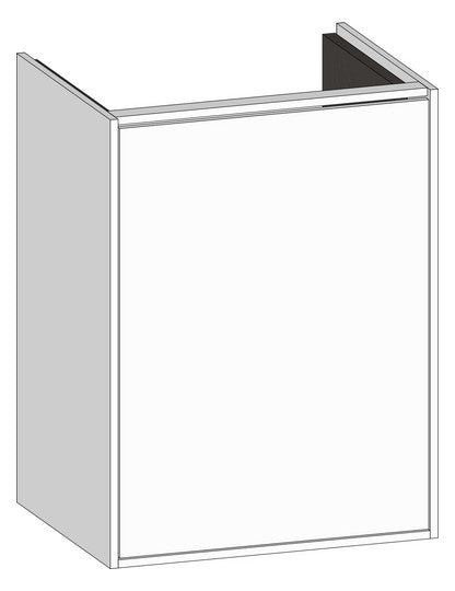 Scalido Gäste-WC Waschtisch-Unterschrank kompakt 41x56x32