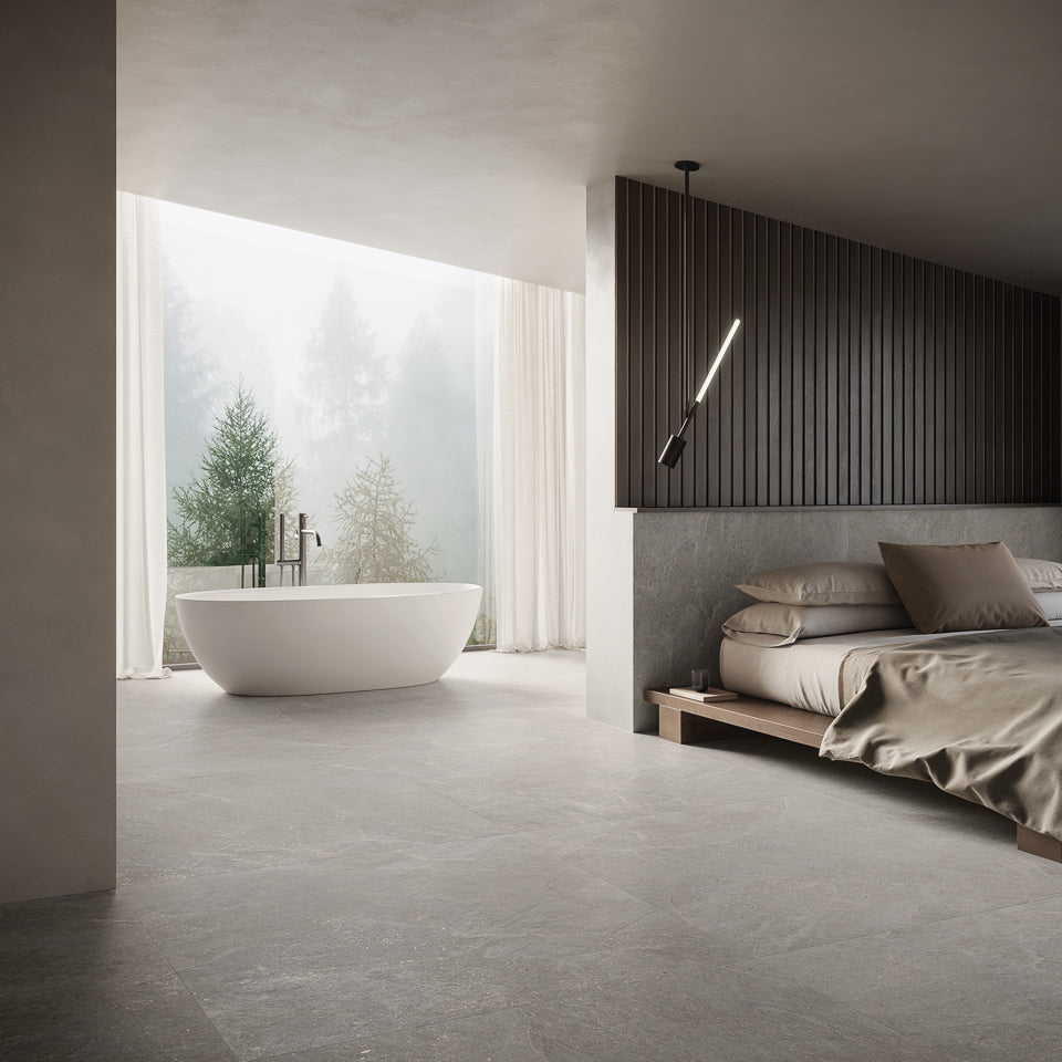 Cerdomus Moonstone - wünderschöne, edle und hochqualitative Natursteinoptikfliese / R10