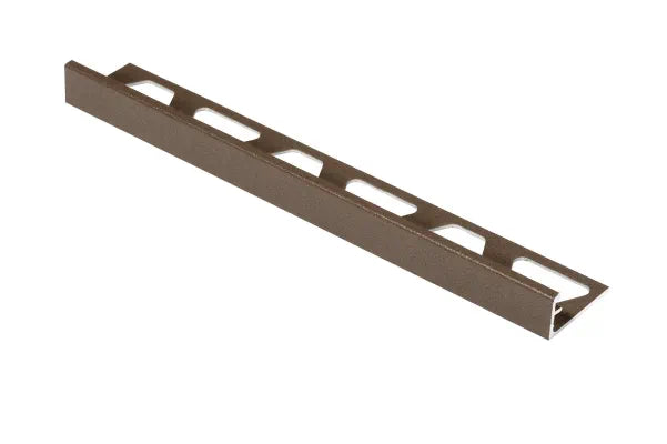 Angle end profile, shiny stainless steel 3m 