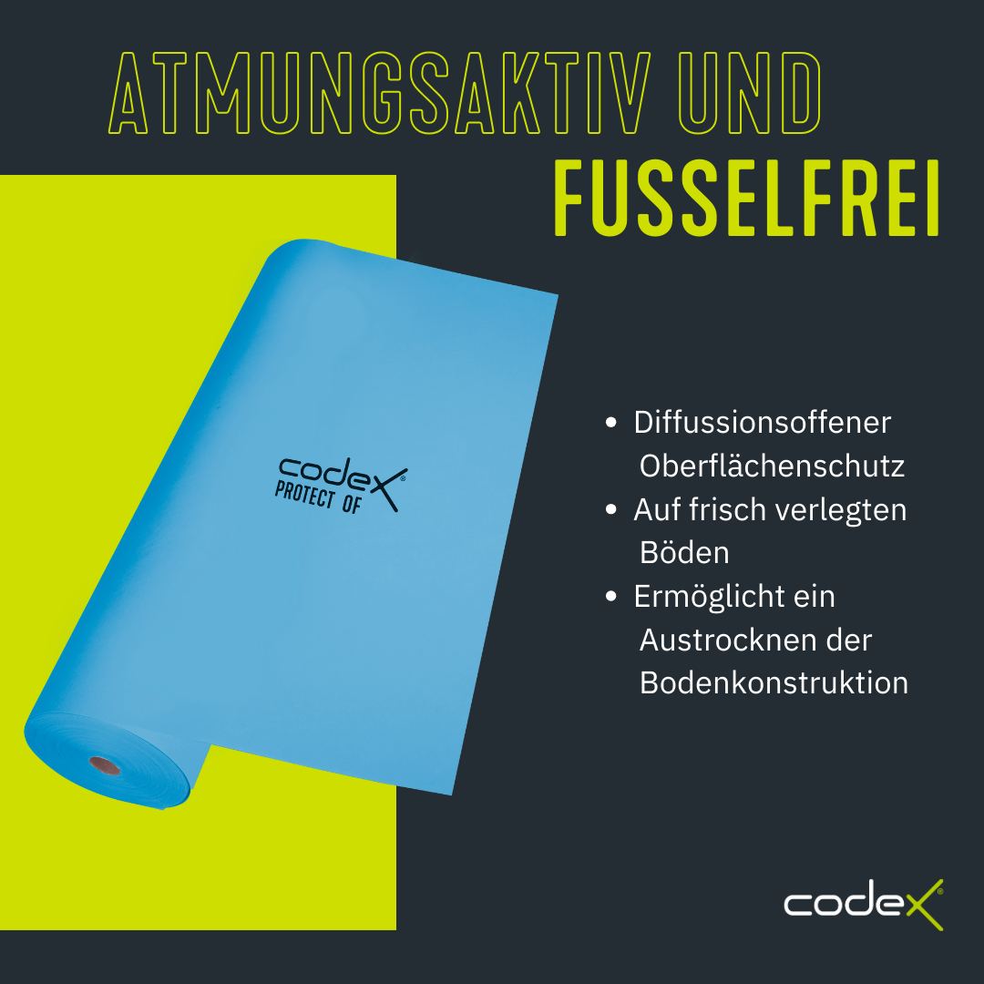 Schutzvlies Protect  - Selbstfixierende Abdeckung  für Sanierung - wiederverwendbar