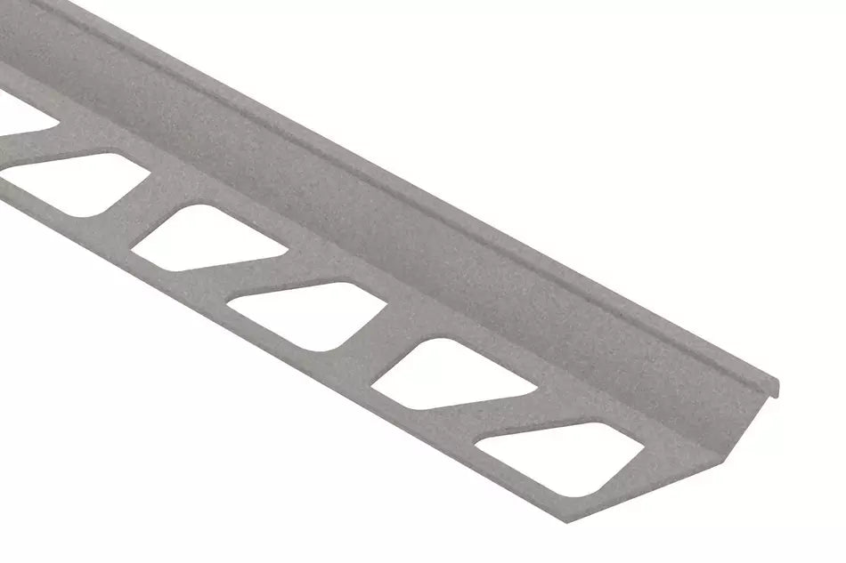 Angle end profile, shiny stainless steel 3m 