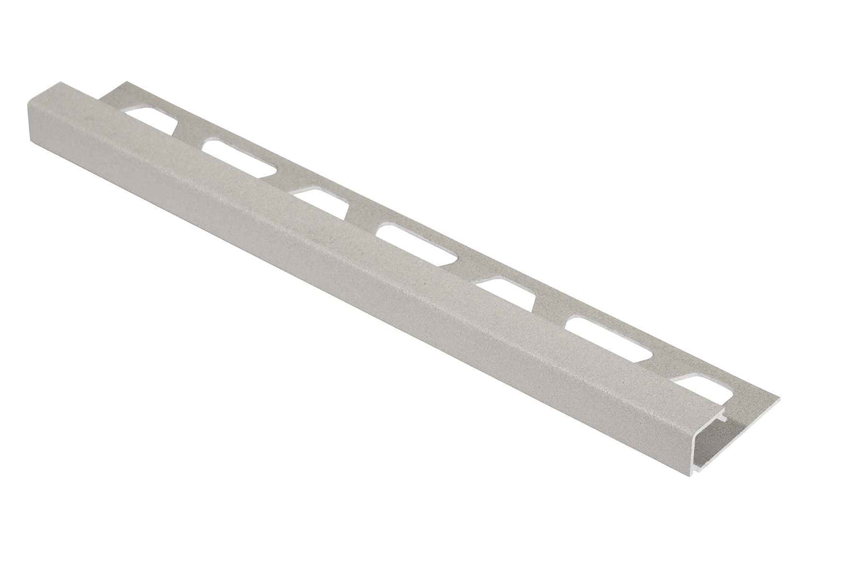 Angle end profile, shiny stainless steel 3m 