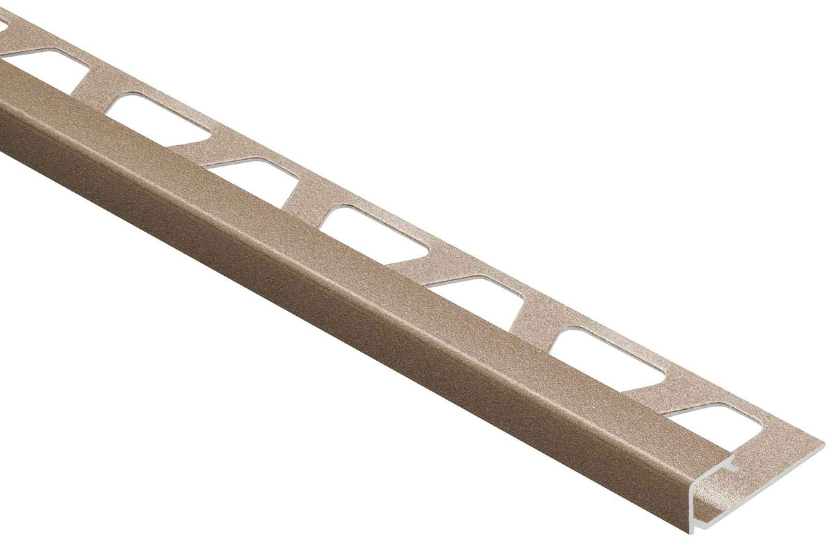 Angle end profile, shiny stainless steel 3m 