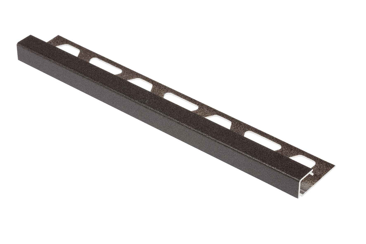 Angle end profile, shiny stainless steel 3m 