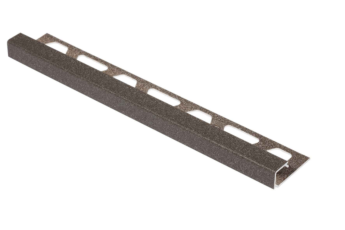Angle end profile, shiny stainless steel 3m 