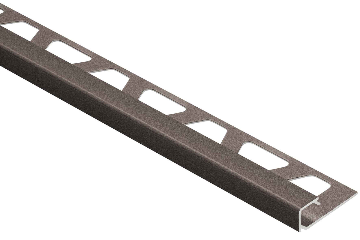 Angle end profile, shiny stainless steel 3m 