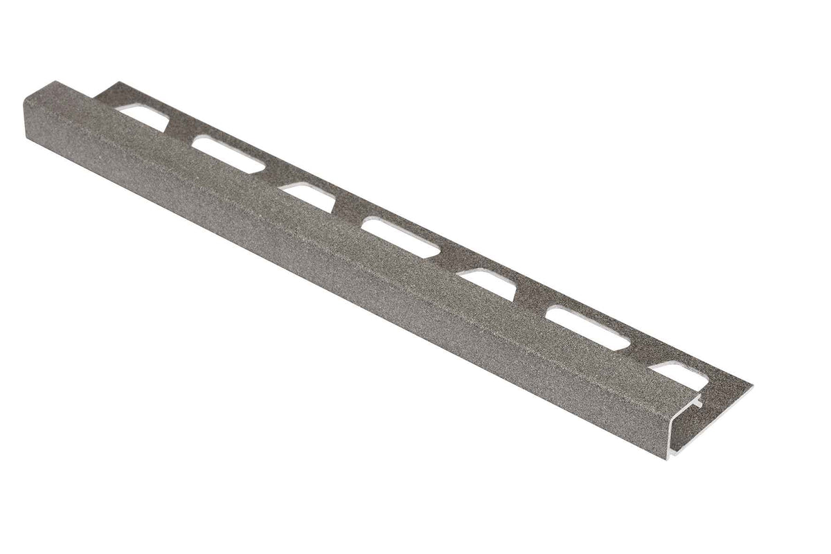 Angle end profile, shiny stainless steel 3m 
