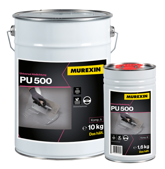 Universalabdichtung PU 500 (RM) - SET Komp. A+B  11,6Kg